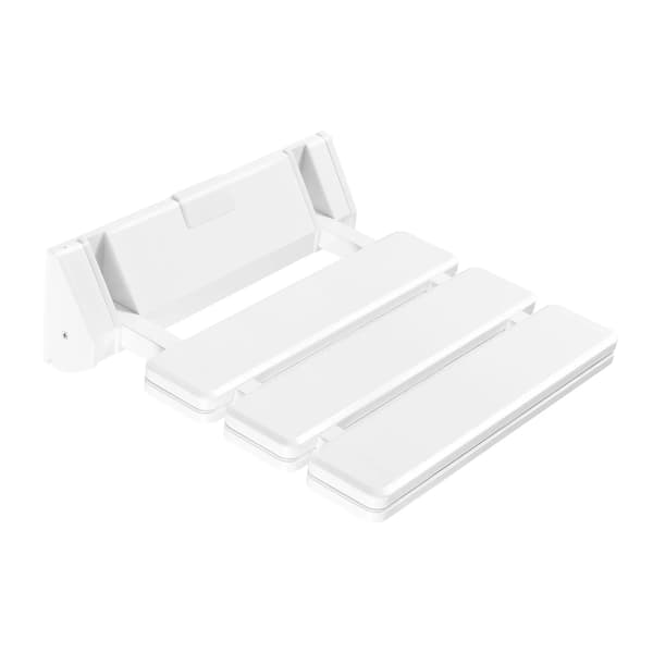 Duschstol, Väggmonterad, Kompakt Design,Vit