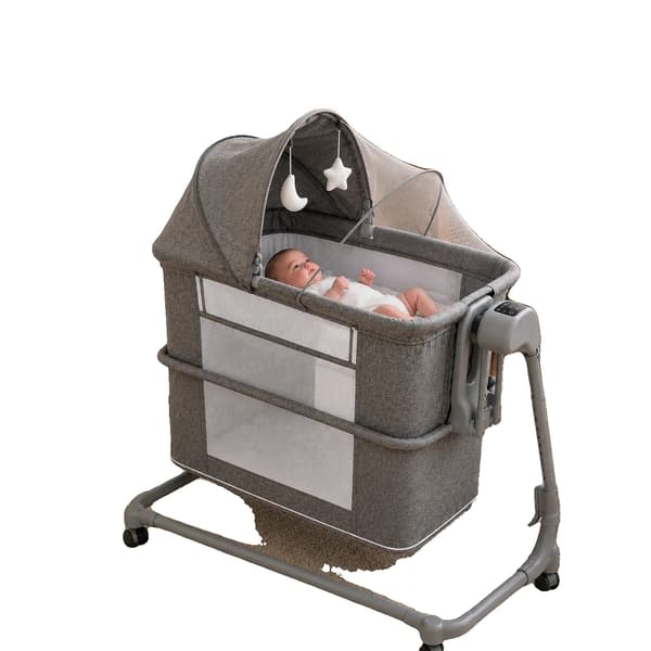 Elektrisk Vugge, Bluetooth-forbindelse, Justerbare vinkler,08601 - Grå