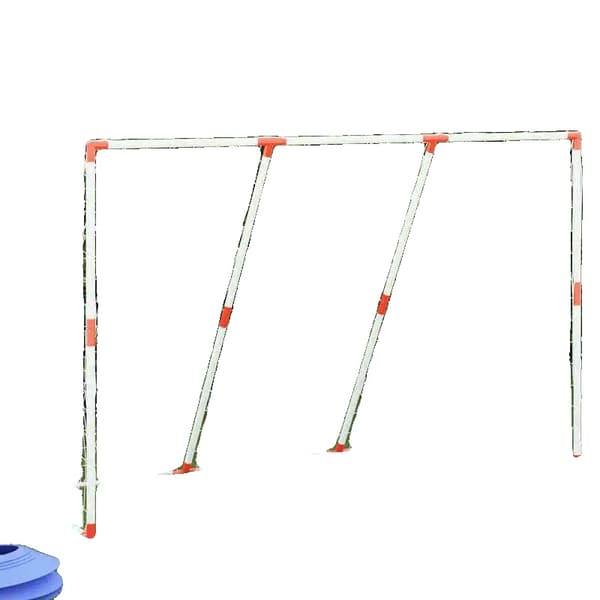 Fodboldmål, Nem Samling, Holdbar Konstruktion,Hvid