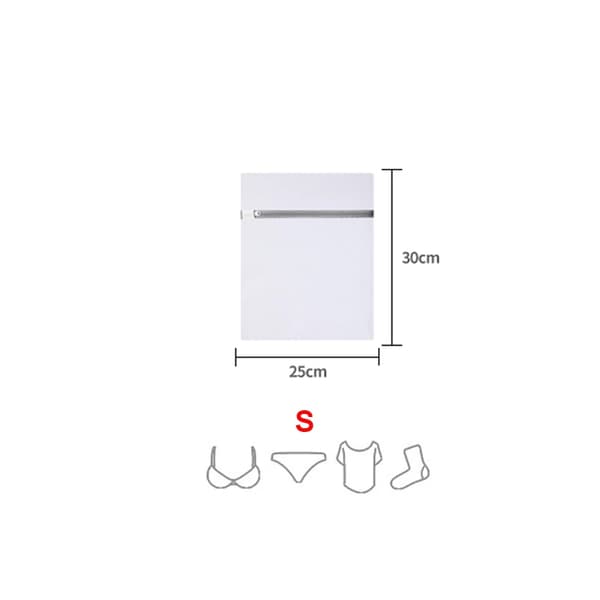 Mesh Vaskepose, Holdbart Materiale, Pladsbesparende Design,S 1PC