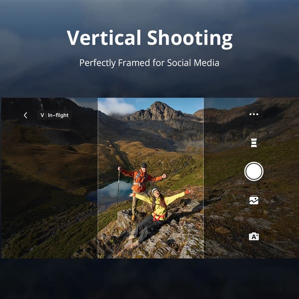 Drönare, 4K UHD Video, AI Spårningsfunktion, Fly More Combo