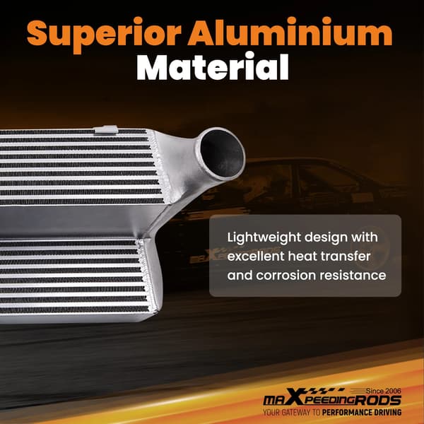 Intercooler, Aluminium Material, Längd 76,2 cm, Bredd 35 cm, Höjd 33,7 cm, Vikt 15400 g