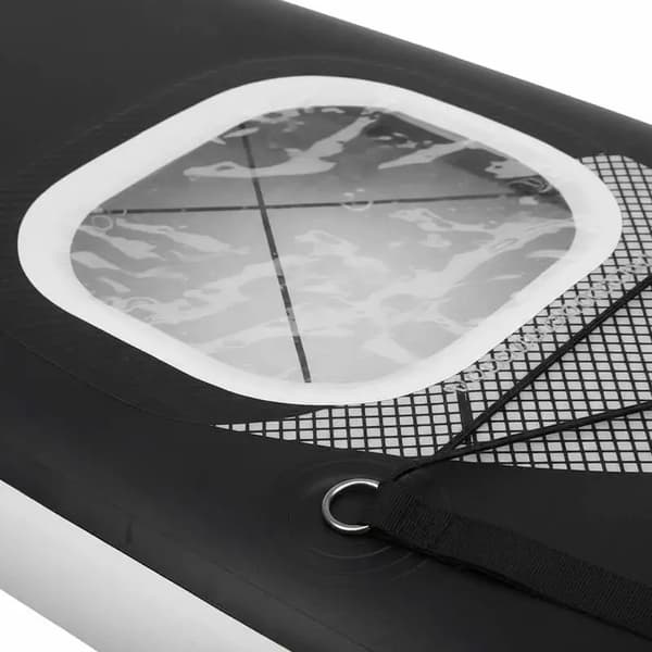Stand-Up Paddleboard, Hållbar PVC, Stabil Design,svart