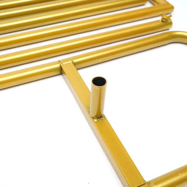 Bryllupsbue, Robust Metalramme, Nem Samling,L, Guld