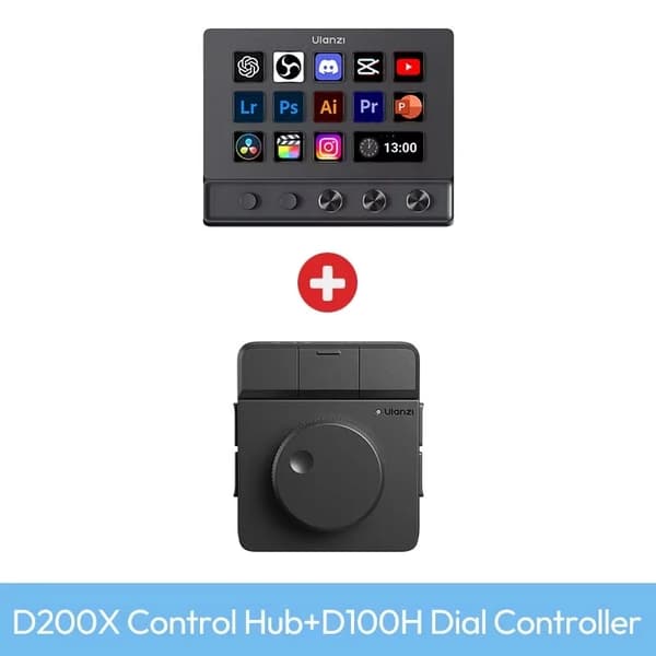 Controller, Trådløs, RGB Farvejustering,Ingen stik, D100H D200X Sæt