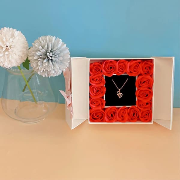 Smyckesdisplaylåda, Elegant Design, Bärbar Förvaring,S, svart
