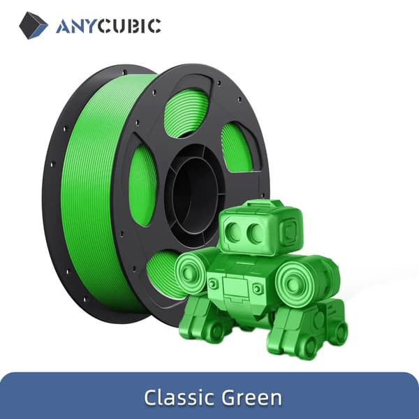 3D-skrivarfilament, PLA-material, hög hastighetskapacitet,5KG Grön