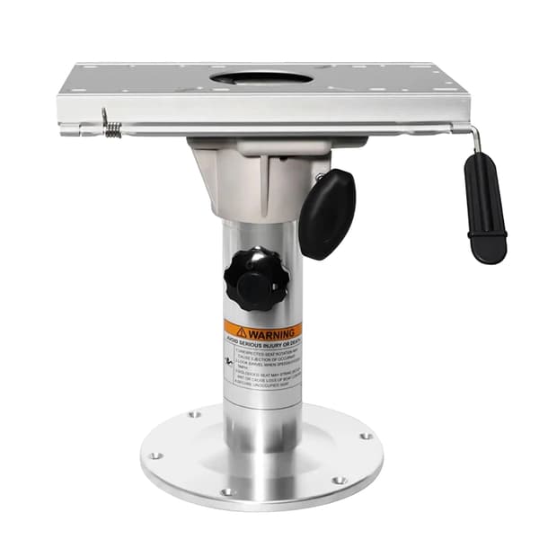 Båtstolspiedestal, Justerbar Höjd, Smidig Glidfunktion,Silver