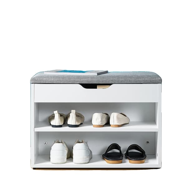 Sko Rack, Opbevaringsrum, Behagelig Siddeplads,MULTI