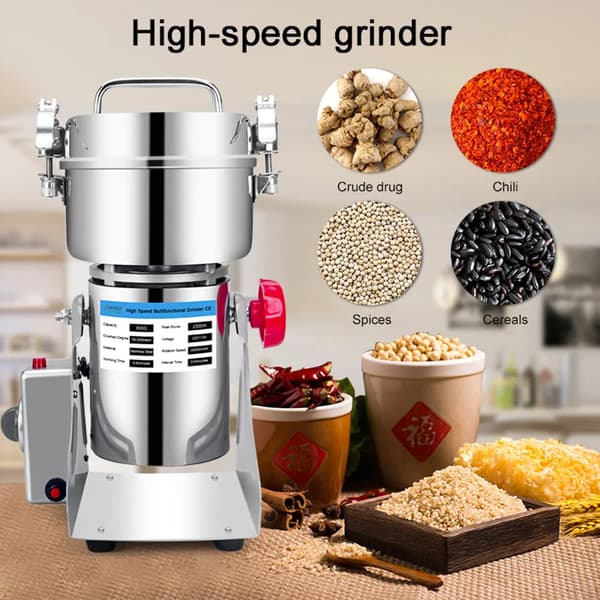 Urteknuser, 800G Kapacitet, 3000W Motor,Rød, EU