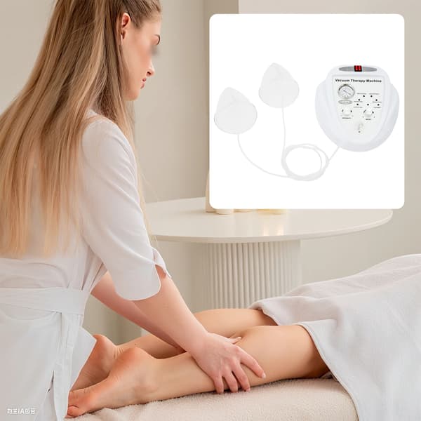 Vakuumterapi Massager, Kropsformning, Multifunktionel Brug,HVID