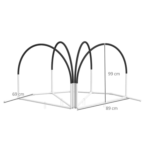 Hund Agility Set, 89 cm Längd, 69 cm Bredd, 99 cm Höjd, Plastmaterial, Bärbar Träningsutrustning