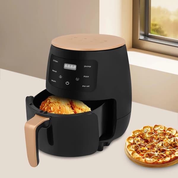 Luftfritös, 2400W Effekt, 3.5L Kapacitet,svart