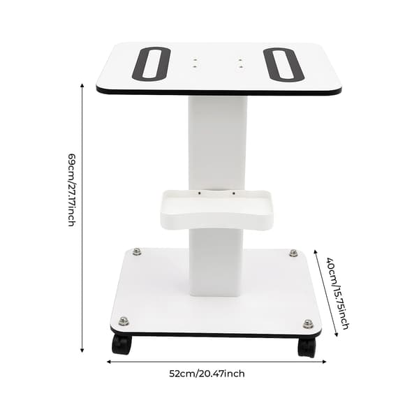 Skönhetsvagn, Hållbar Design, Lätt Rörlighet,VIT