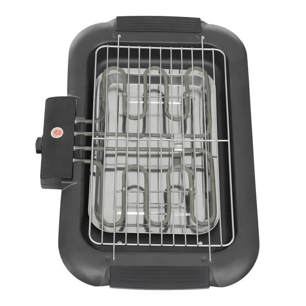 Elektrisk Grill, Justerbar Temperatur, Non-Stick Overflade,sort