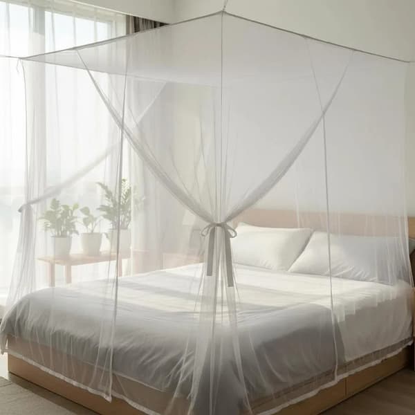Myggenet, Holdbart Polyester, Nem Installation,Som billede