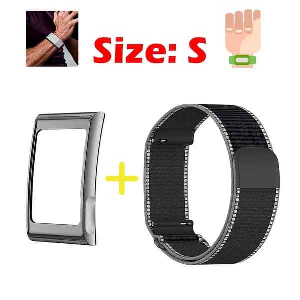 Urrem, Åndbar Nylon, Unisex Kompatibilitet,S-Sort Grå, Helio Rem-d