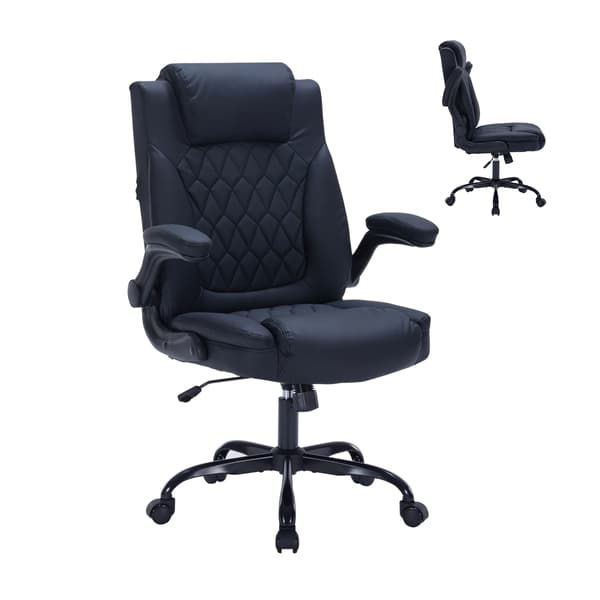 Kontorstol, Ergonomisk Design, Justerbar Højde,sort