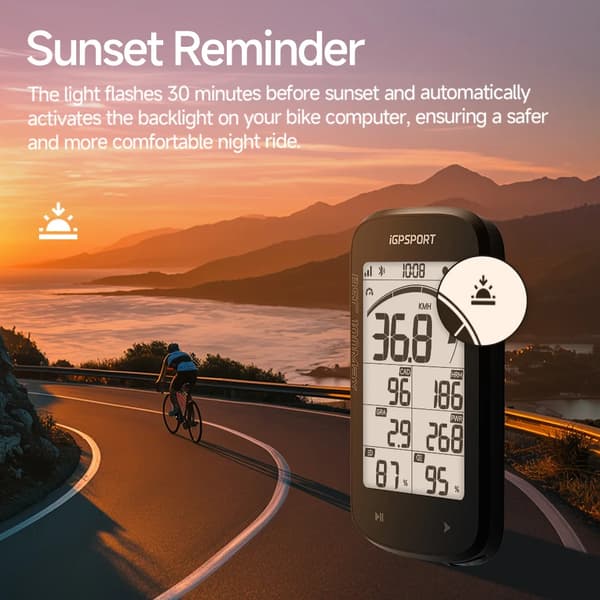 GPS Cykeldator, Vattentät, Lång Batteritid, BSC100Max
