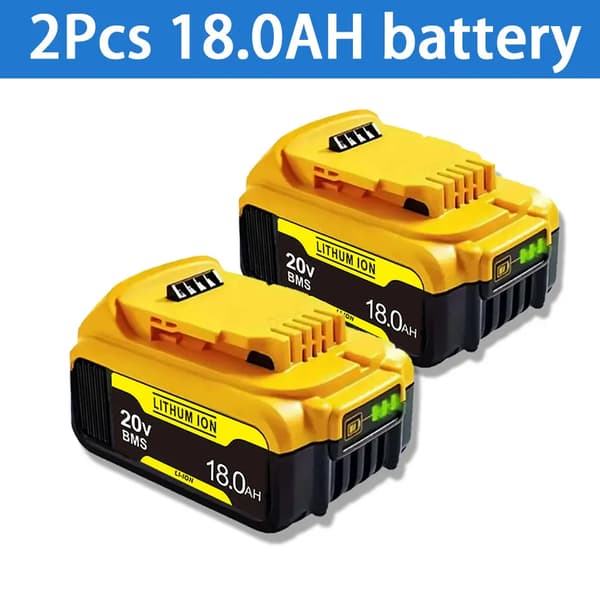 Batteri, Litiumjon, 18Ah Kapacitet, 18AhX2PCS