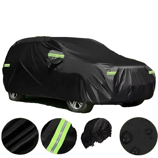 SUV-auton peite, vedenpitävä, UV-suojattu,musta