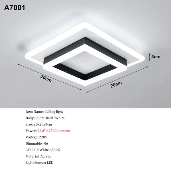 Loftlampe, Moderne Design, Energi Effektiv LED,M, A7001