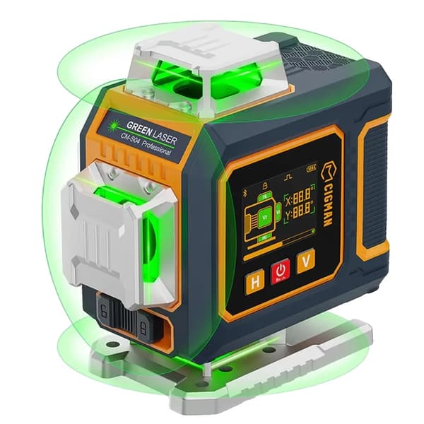 Laser Niveller, Automatisk Nivellering, Bluetooth Kontrol,CM S04