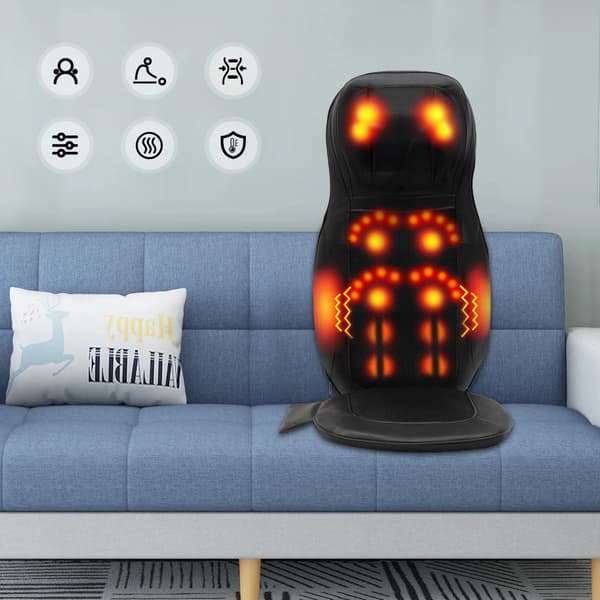 Massagepude, Ergonomisk Design, Multi-Punkt Dyb Massage,Granat