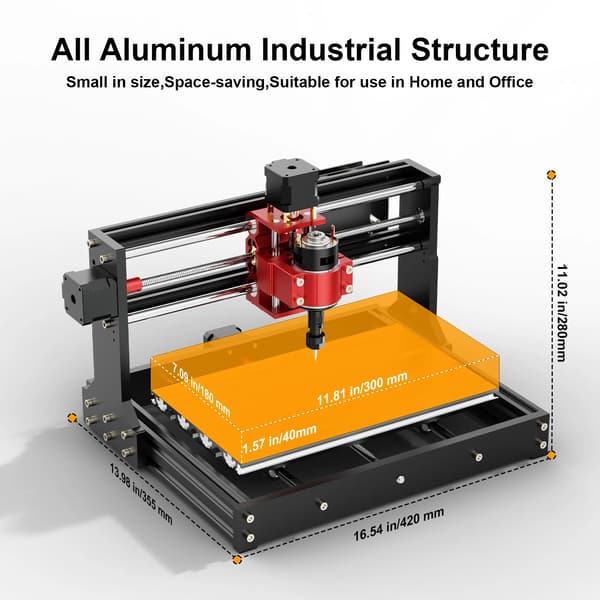 CNC-fräs, Precision Kontroll, Mångsidig Materialkompatibilitet,kit 4