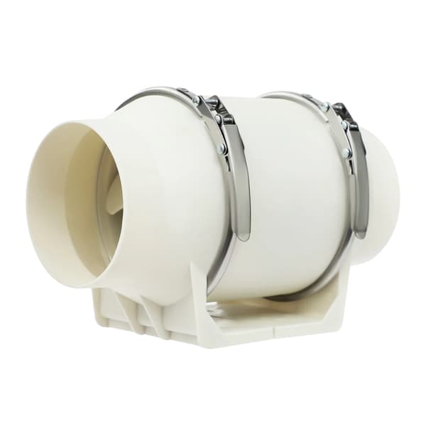 Afbudsventilator, Inline Kanaldesign, Stille Drift,HVID, EU-a, 220 V-a