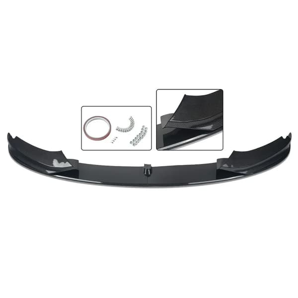 Front Bumper Splitter, ABS Materiale, Performance Stil,Kulfiberlook