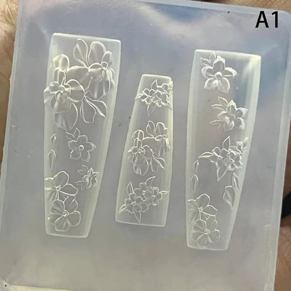 Silicone Negleform, Varierede Mønstre, Brugervenlig,A1
