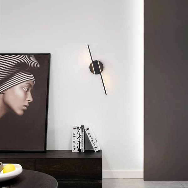 Væglampe, Moderne Design, Energi Effektiv Belysning,Sort-Varm Lys