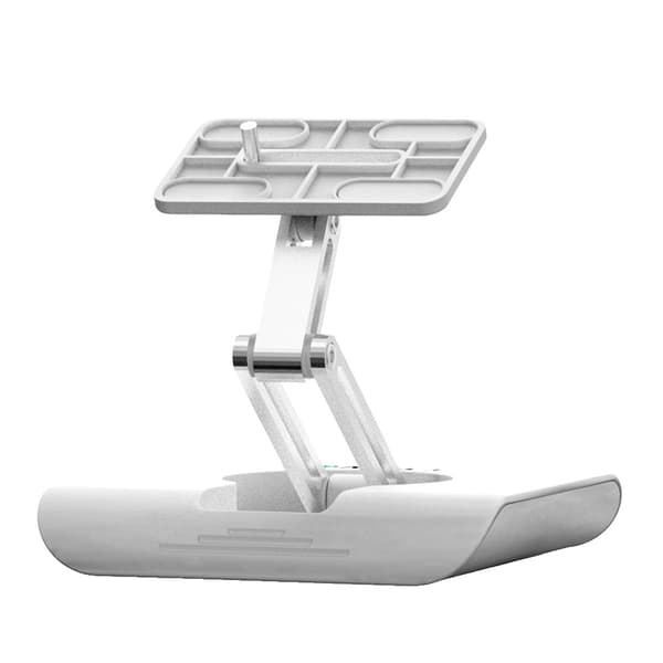 Projektorhållare, 360° rotation, justerbar höjd,VIT