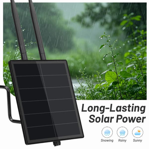 Solpanelset, 5W Utgång, Inbyggd Kontroller,Ingen LoRa Ingen Batteri