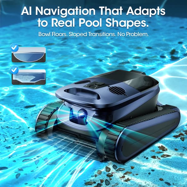 Robot Pool Cleaner, AI Navigation, 240 Min Driftid,Haj