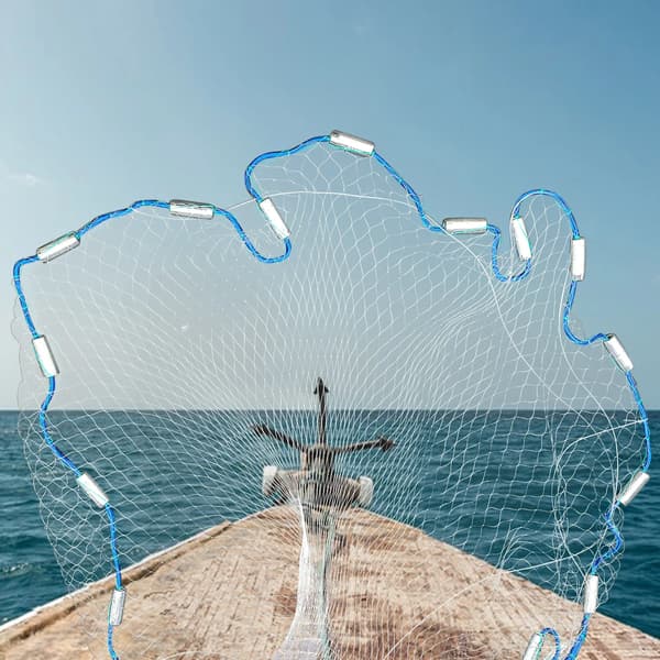 Fiskenät, Enkel Kastdesign, Slitstarka Material, Blå