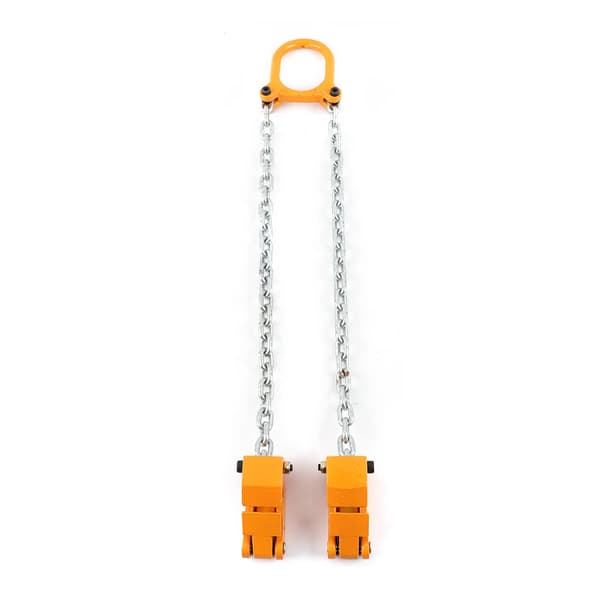 Kæde Trommel Lifter, Holdbar Stål Konstruktion, 2000 lbs Kapacitet,Gul