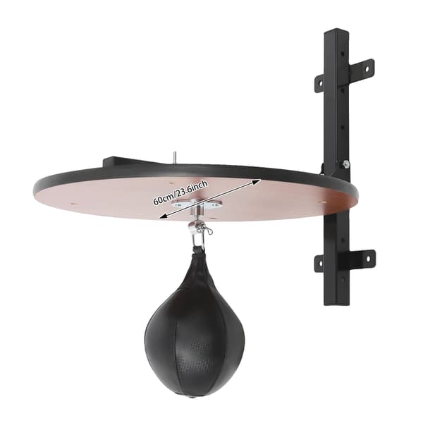 Speed Bag Platform, Justerbar Højde, Holdbare Materialer,Log Farve