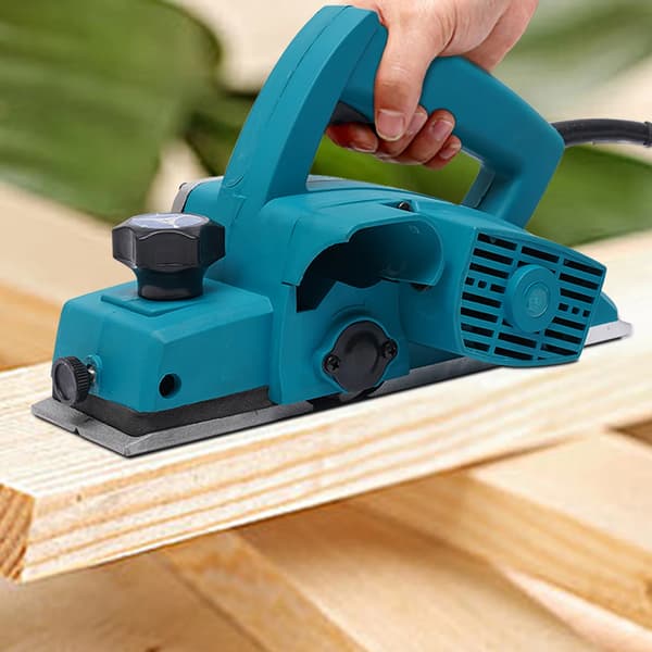 Träslip, 800W Motor, Justerbart Djup 1-2mm,EU, Blå