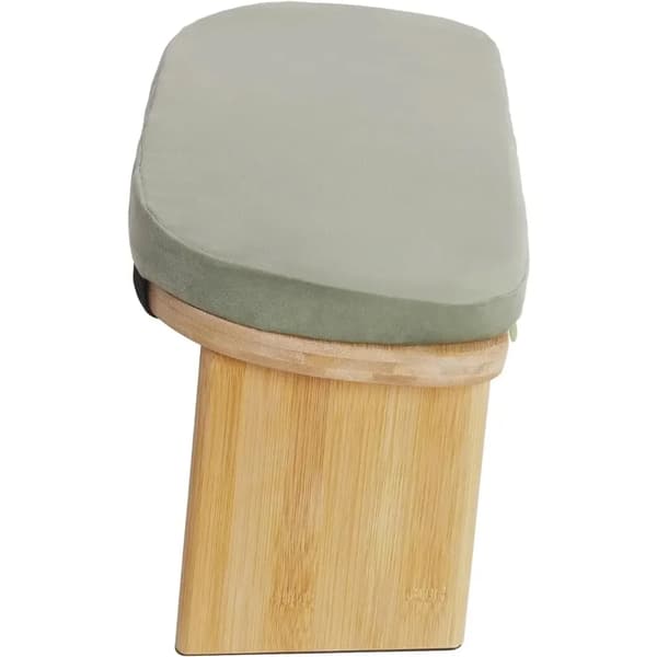 Meditationsbänk, Dämpad Sittplats, Fällbar Design,ljusgrön