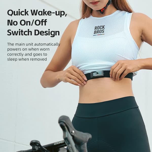 Hjertefrekvensmåler, Bluetooth 4.0, Kompatibel med cykelcomputere,HRM812