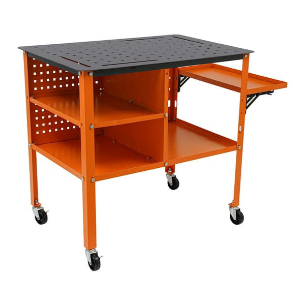 Arbejdsbord, Foldbart Design, 500kg Belastningsevne,Appelsin