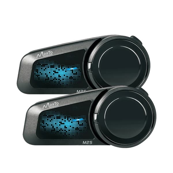 Motorcykelhjelm Bluetooth headset, gruppe intercom, vandtæt design,2PCS