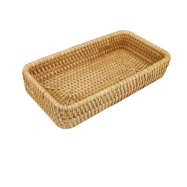 Förvaringskorg, Bambumaterial, Mångsidig Design,svart