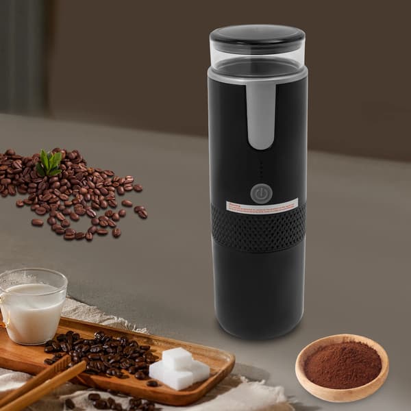 Espresso Maskine, Trådløs, Genopladelig,sort