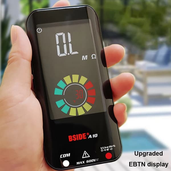 Digital multimeter, automatisk räckvidd, färg-LCD-display,A10