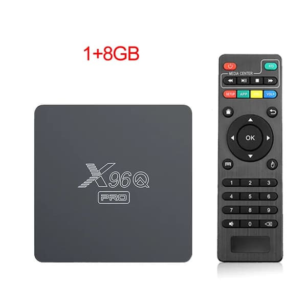Smart TV Box, 4K Streaming, Android 10.0,EU Stik, 1GB 8GB