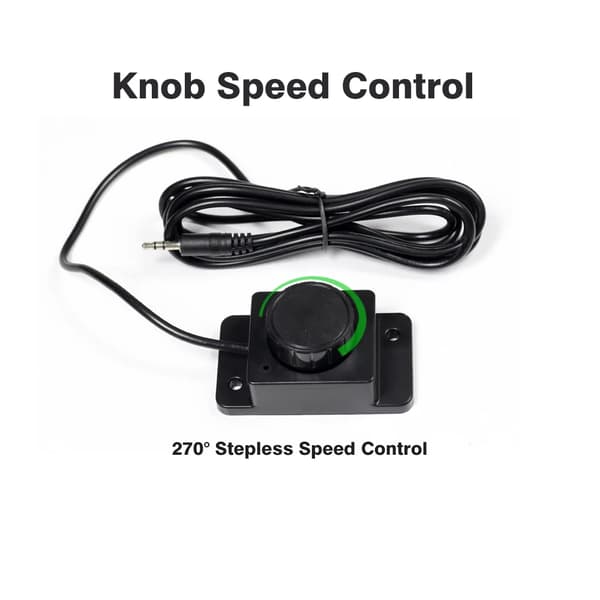 Växttältfläkt, Hög luftflöde 320CFM, Justerbar vindhastighet,Knob Speed Control