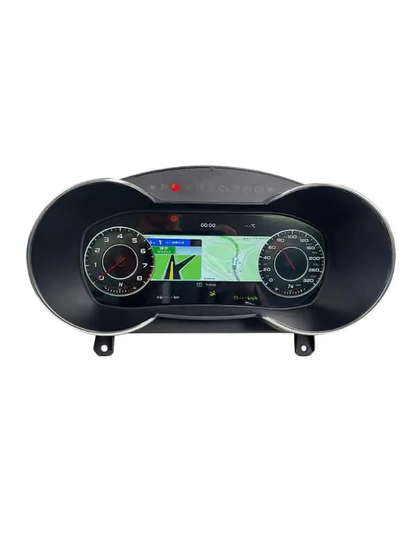 Digital Dashboard til Audi TT 2008-2015, højopløsningsdisplay, brugervenlig installation, sort